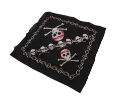 Sciarpa da pirata con teschi