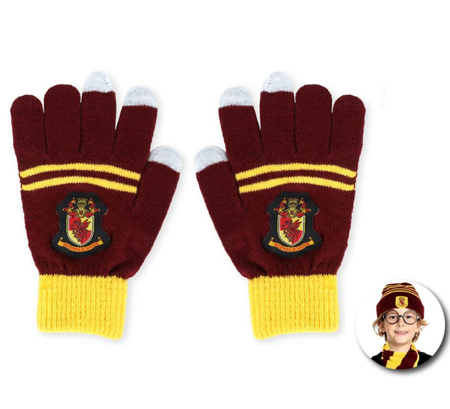 Translation missing: it.Par de Guantes Colegial aprendiz de mago Infantil