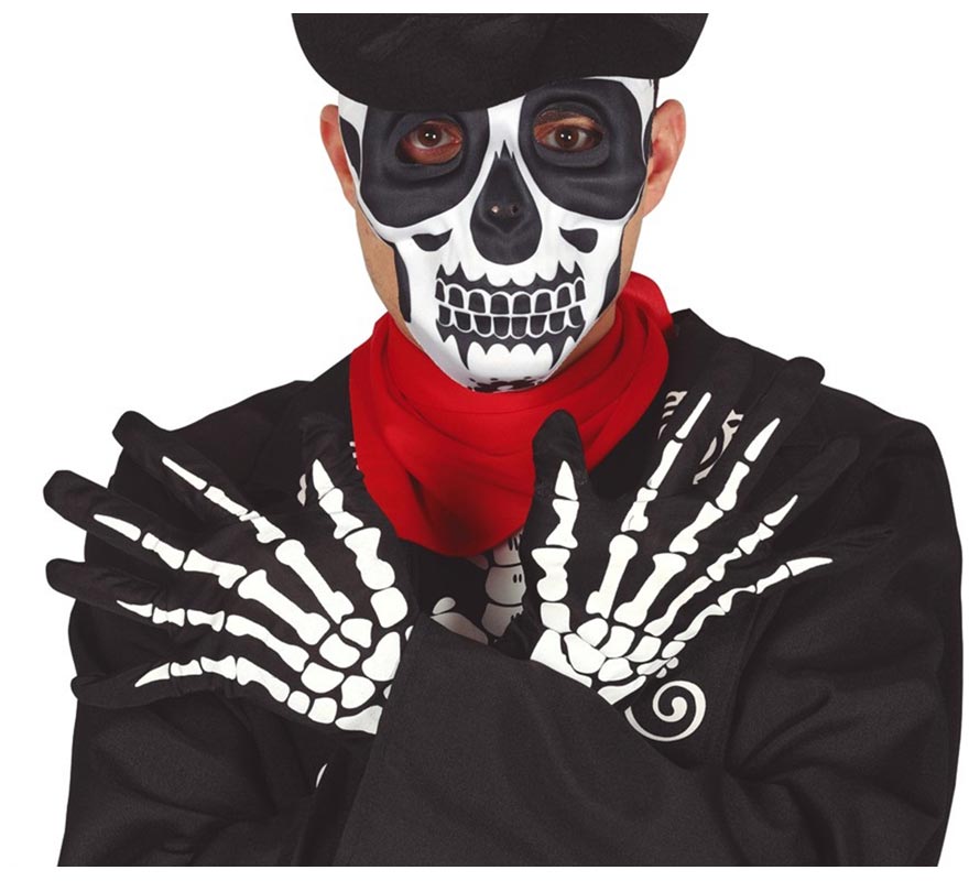 Translation missing: es.Par de guantes Esqueleto para Halloween