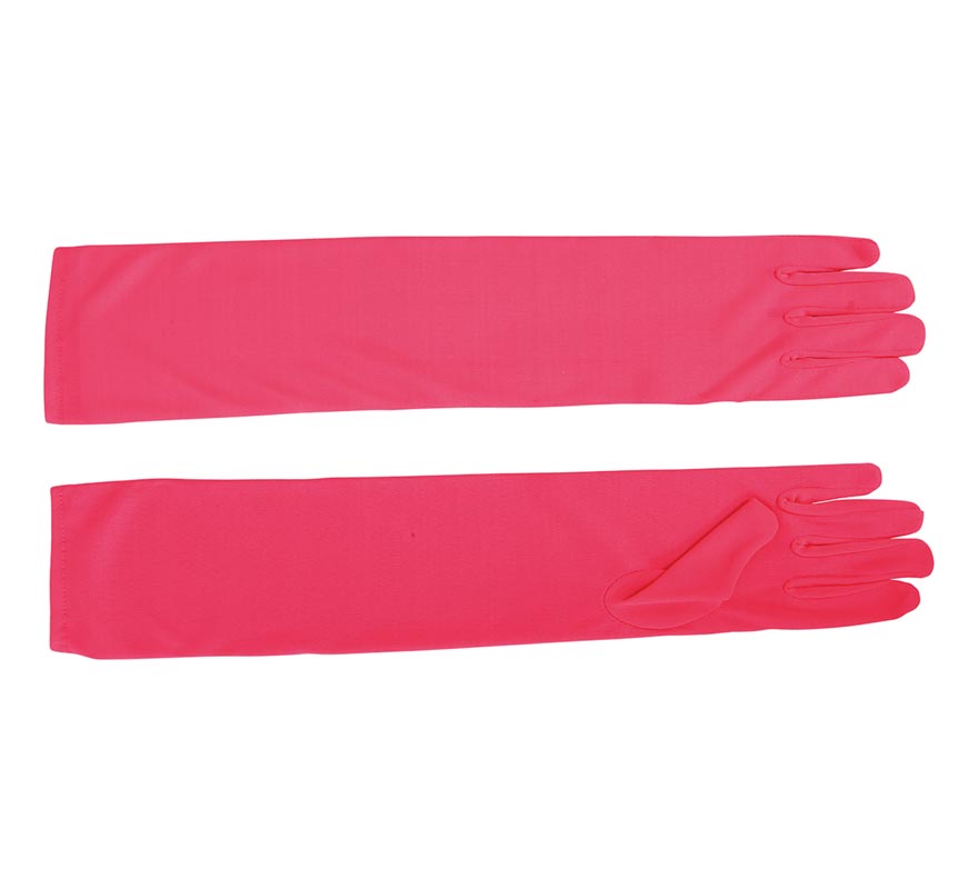 Translation missing: es.Par de Guantes fucsia neón de 42 cm