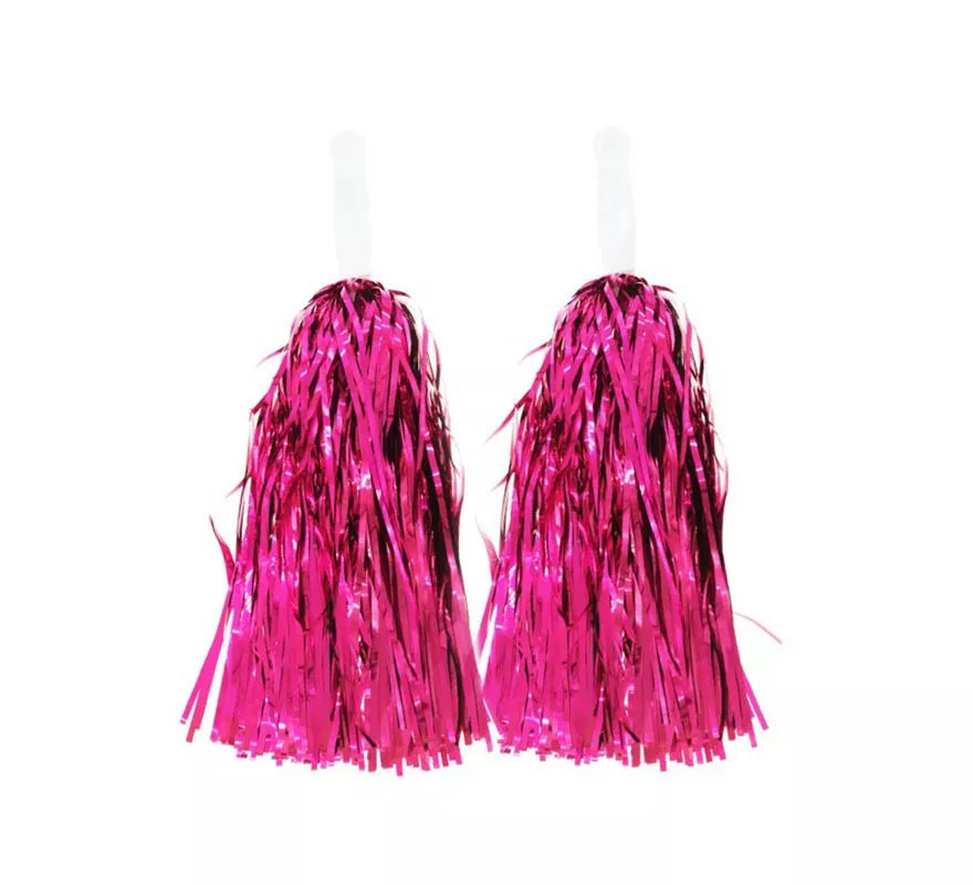 Translation missing: it.Par de Pompones Brillantes con Mango en varios colores