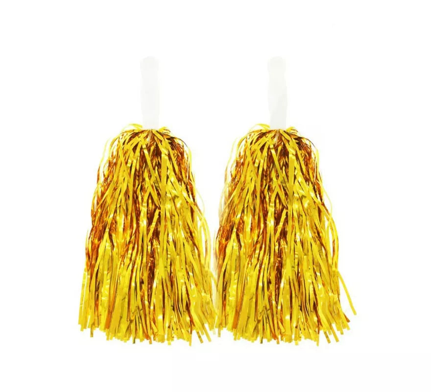 Translation missing: it.Par de Pompones Brillantes con Mango en varios colores