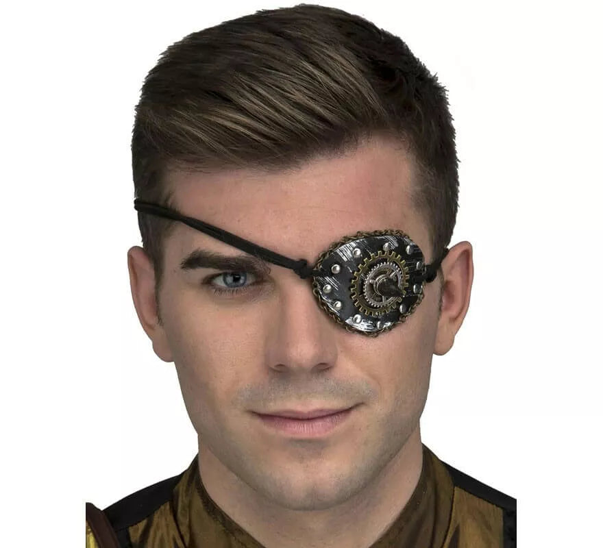 Translation missing: es.Parche de Ojo Steampunk Plateado