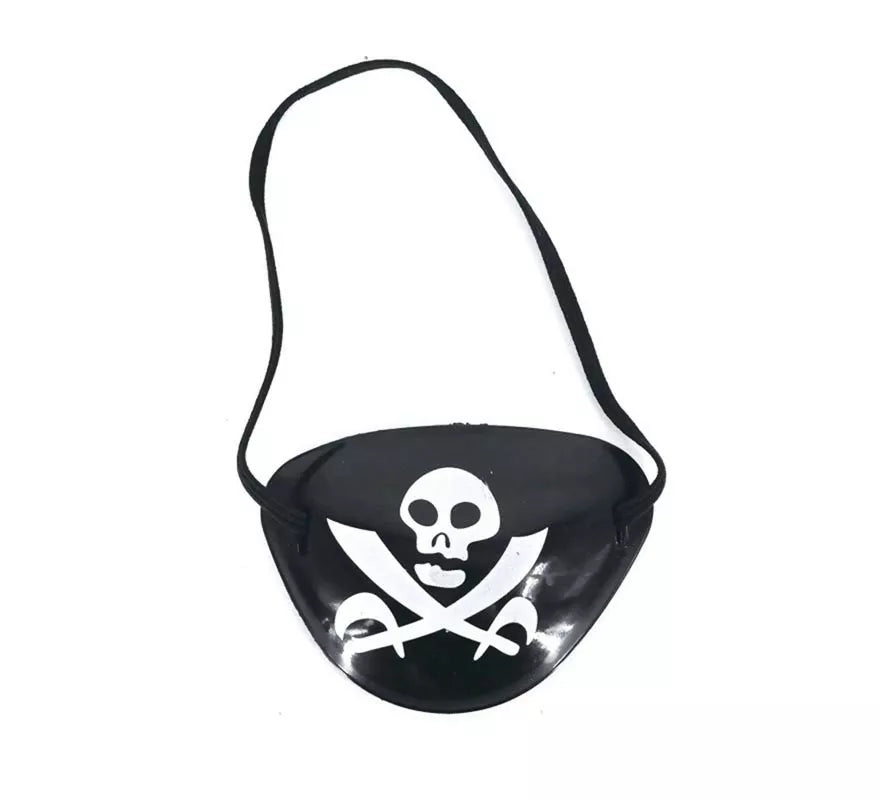 Translation missing: it.Parche Pirata negro con calavera tenebrosa