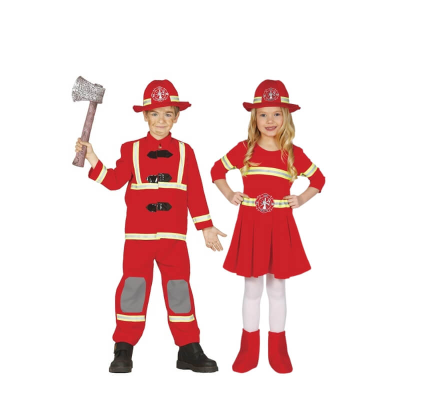 Translation missing: es.Pareja de bomberos infantil