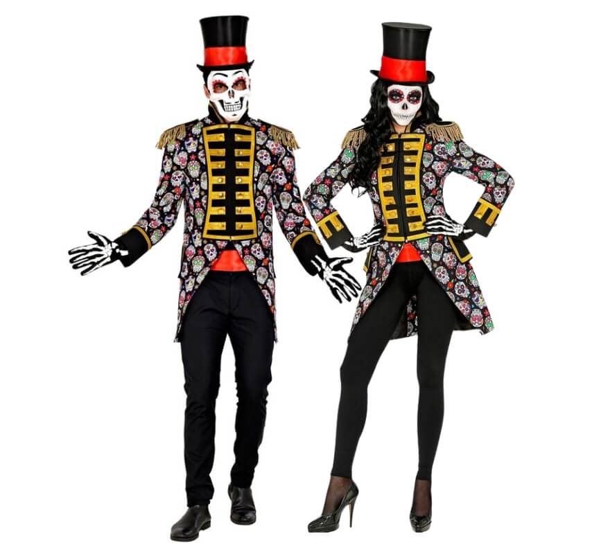 Translation missing: es.Pareja de frac Día de los muertos