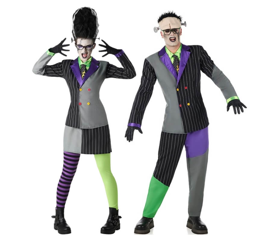 Translation missing: es.Pareja de Frankenstein a rayas