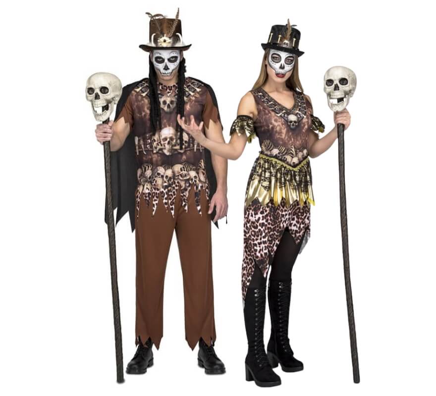 Pareja de hechiceros caníbales