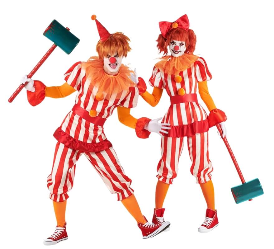 Translation missing: it.Pareja de payasos de circo asesinos