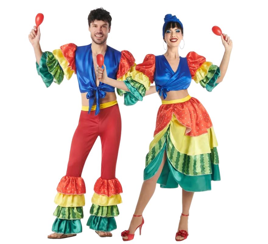 Pareja de rumberos caribeños