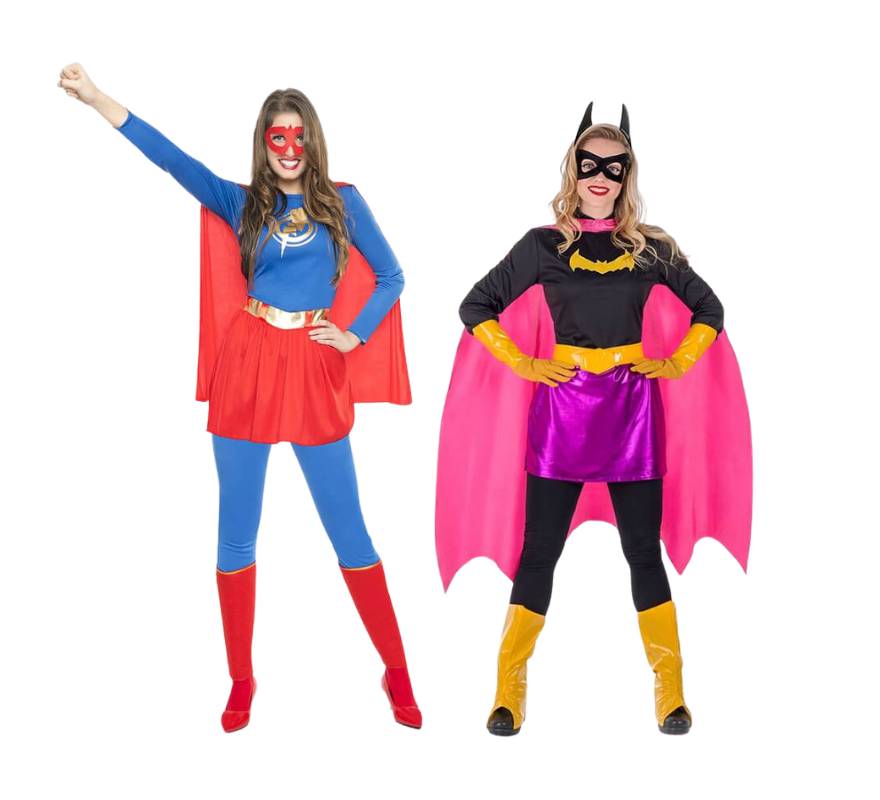 Pareja de super heroínas