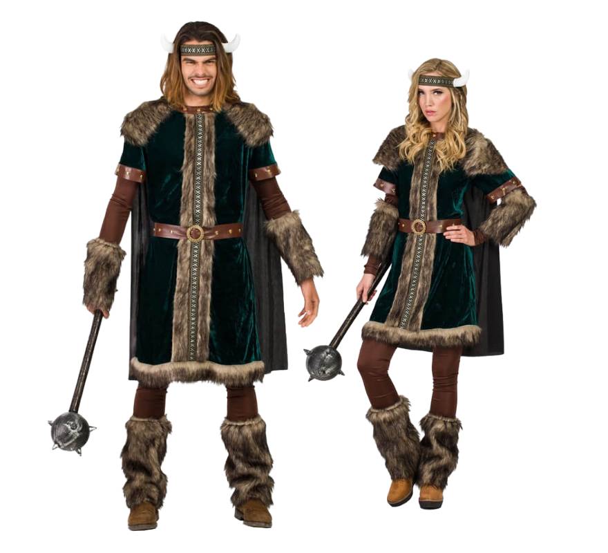 Translation missing: es.Pareja de vikingos verde