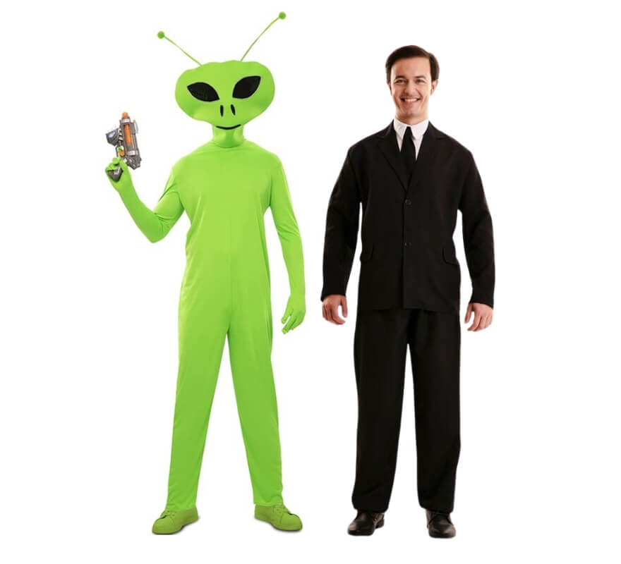 Translation missing: es.Pareja hombre de negro y alien
