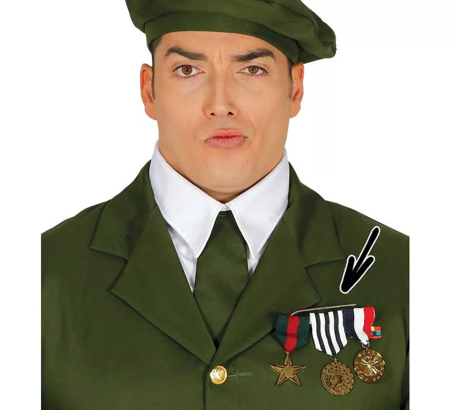 Translation missing: es.Pasador con 3 medallas Militares