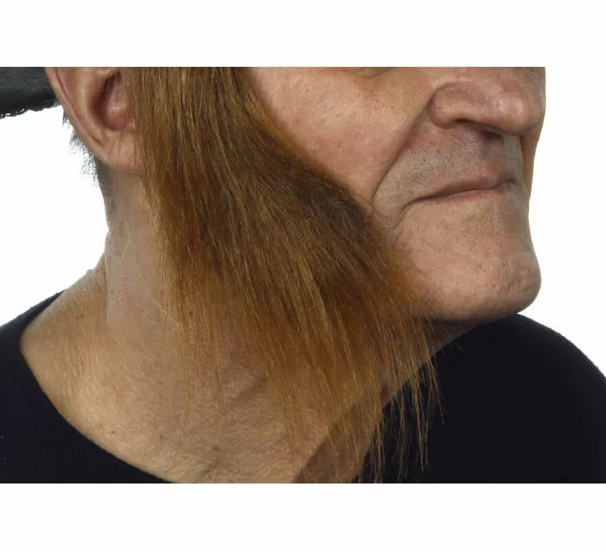 Translation missing: es.Patillas anchas con pelo castaño