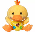 Pato Musical de Peluche con Luz y Sonido de 24 cm