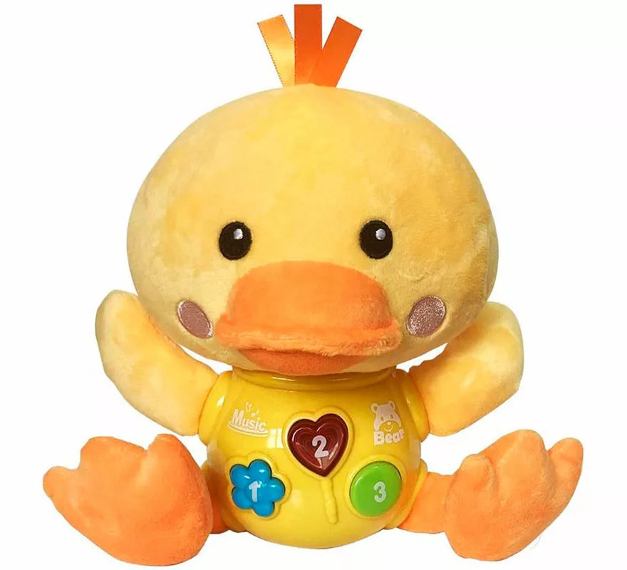 Translation missing: it.Pato Musical de Peluche con Luz y Sonido de 24 cm