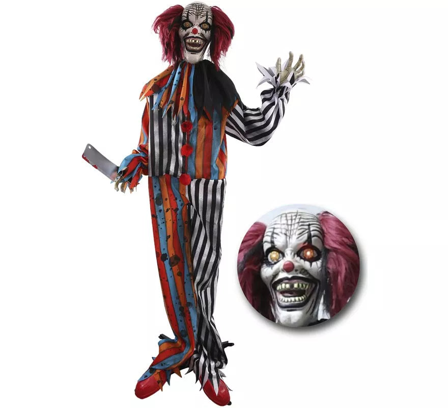 Translation missing: it.Payaso Asesino Animado con Sonido y Movimiento de 170 cm