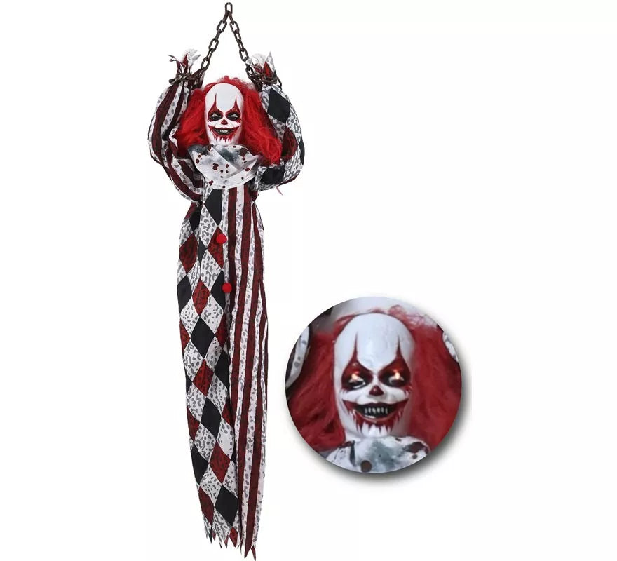 Payaso Aterrador Animado 155 cm