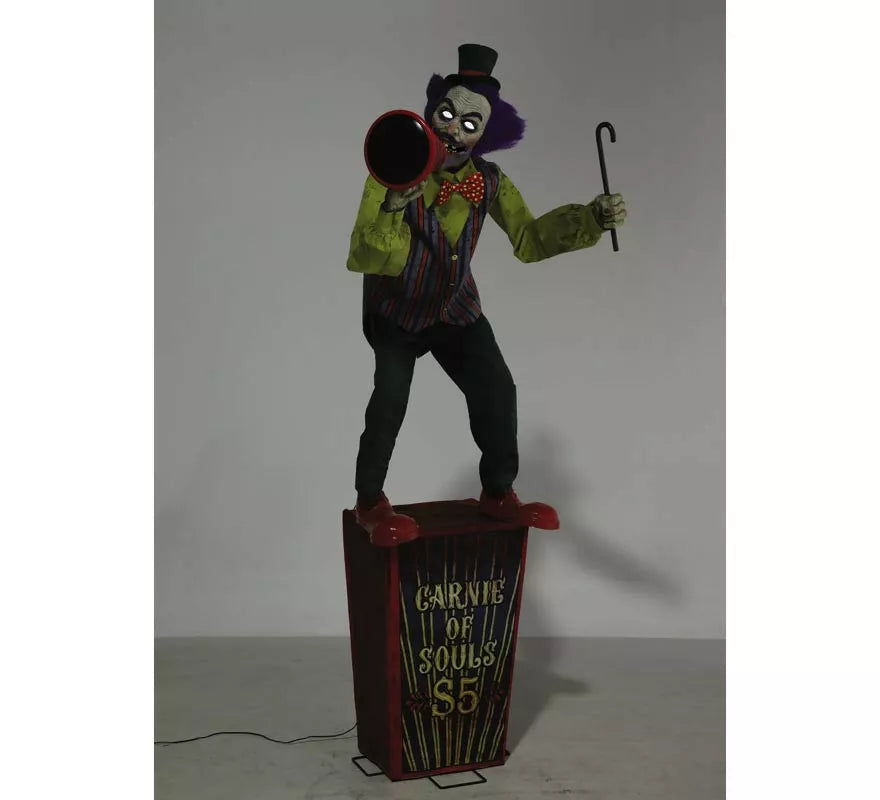 Translation missing: it.Payaso Carnival con luz, sonido y movimiento de 2,15 m