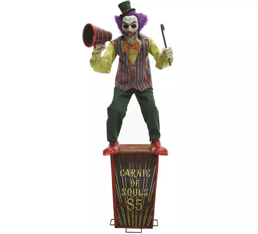 Translation missing: it.Payaso Carnival con luz, sonido y movimiento de 2,15 m
