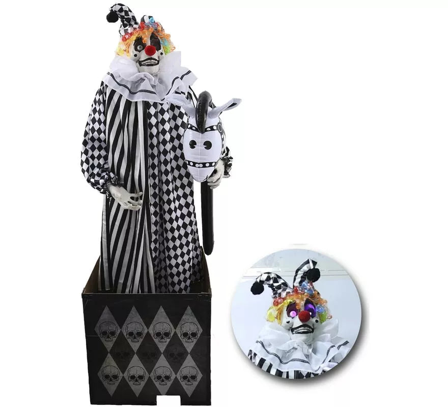 Translation missing: it.Payaso Crazy Animado con Luz, Sonido y Movimiento de 165 cm