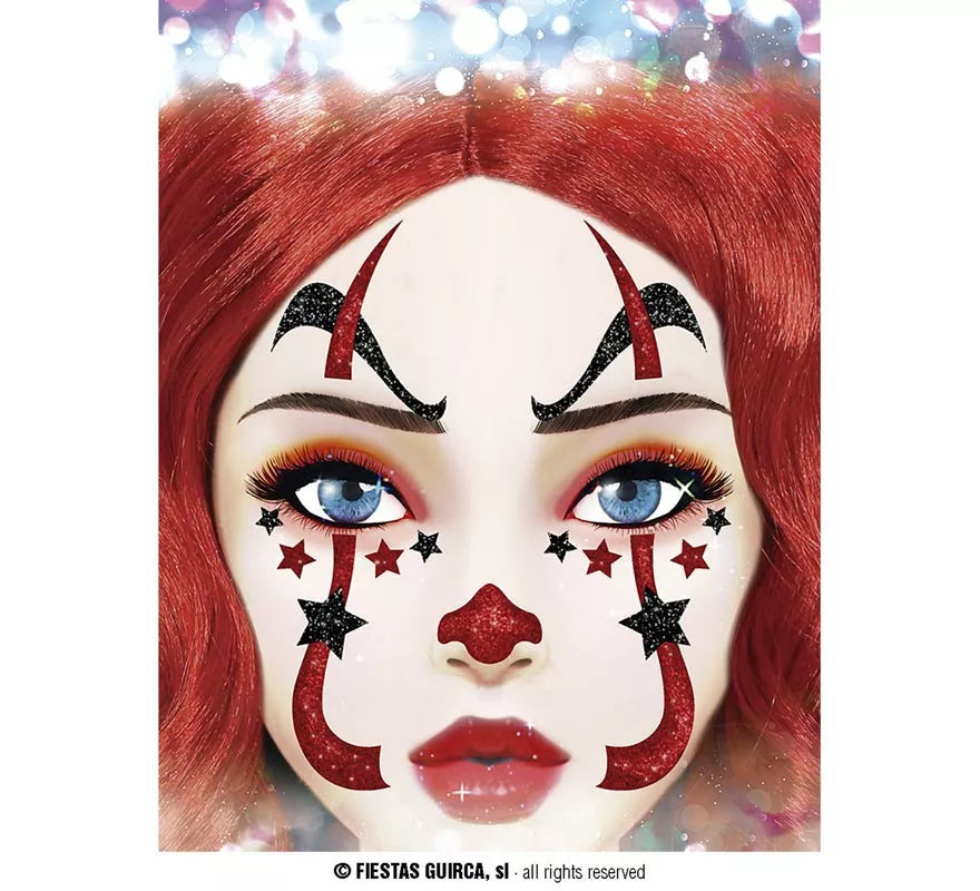 Translation missing: it.Brillantina Facial Payaso de 20x20 cm
