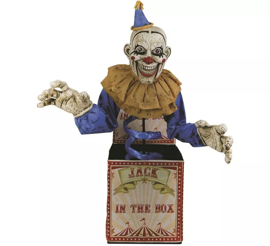Translation missing: it.Payaso Jack in the Box con luz, sonido y movimiento de 2,1 m