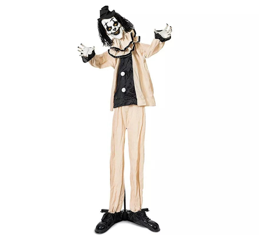 Translation missing: it.Payaso Siniestro beige y negro con base de 105x18x160 cm