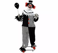Clown sinistro con movimento e sensore 190 cm