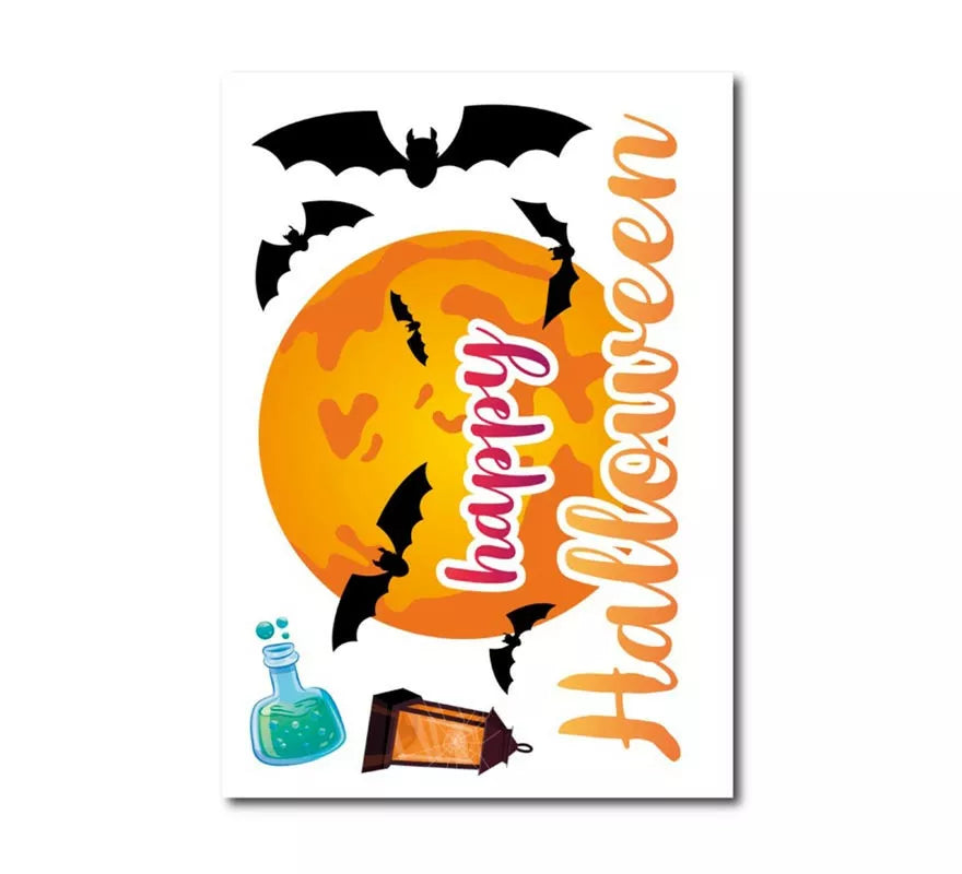 Translation missing: it.Pegatina de Happy Halloween de vinilo de 20x30 cm