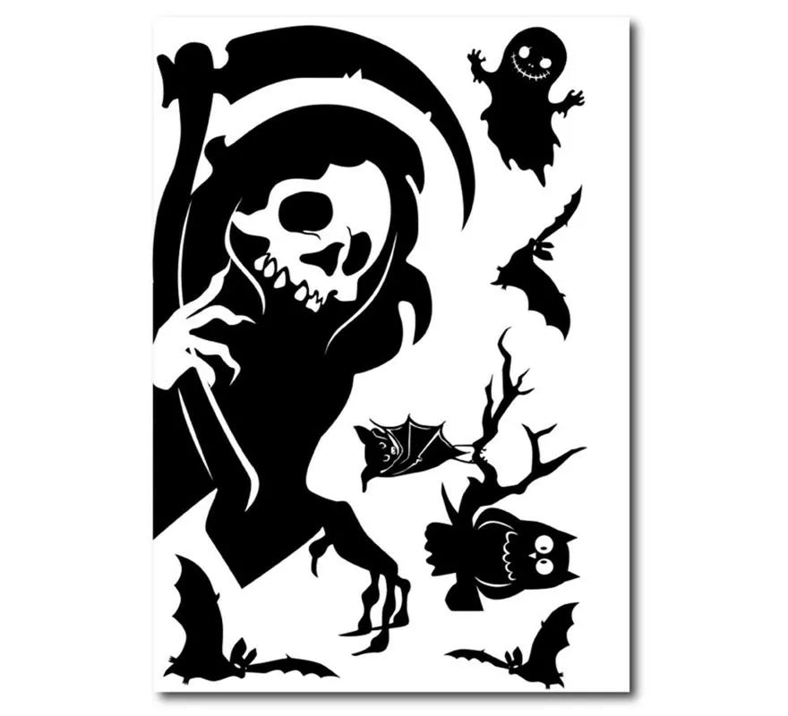 Translation missing: it.Pegatina de Muerte oscura de vinilo de 20x30 cm