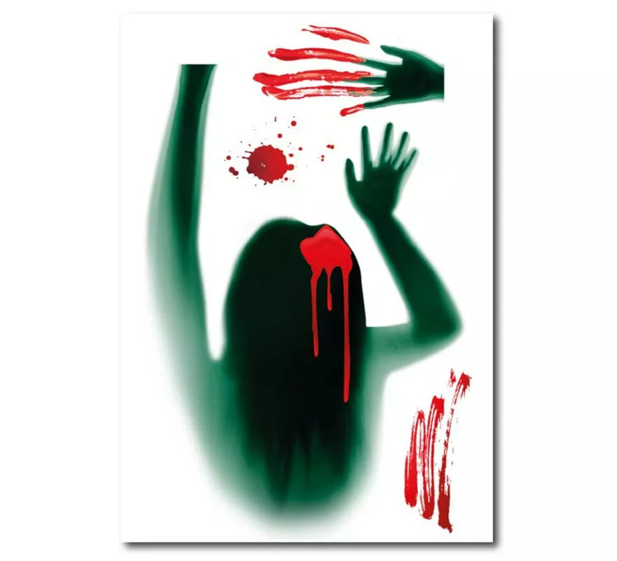 Translation missing: es.Pegatina de Muerte y sangre falsa de vinilo de 20x30 cm
