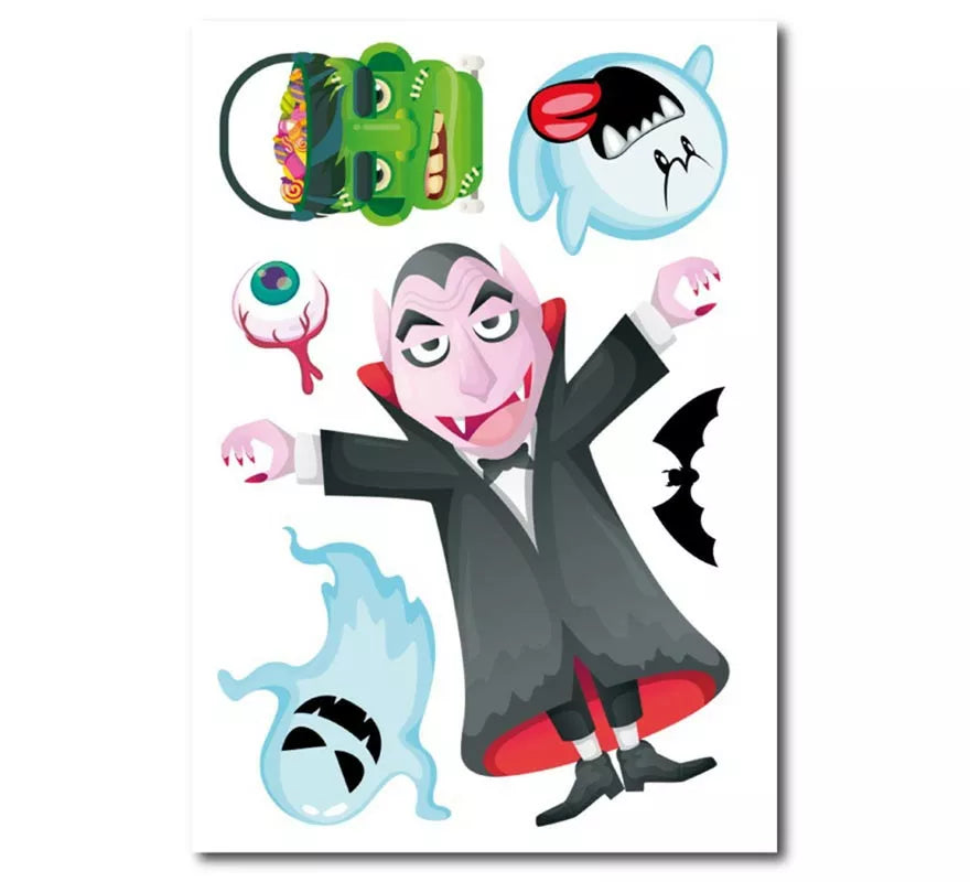 Translation missing: it.Pegatina de Vampiro Comic de vinilo de 20x30 cm