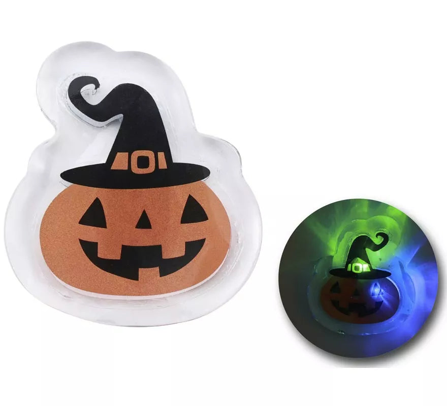 Translation missing: it.Pegatina Gel 10x15 Led Calabaza con Sombrero de 10x15 cm