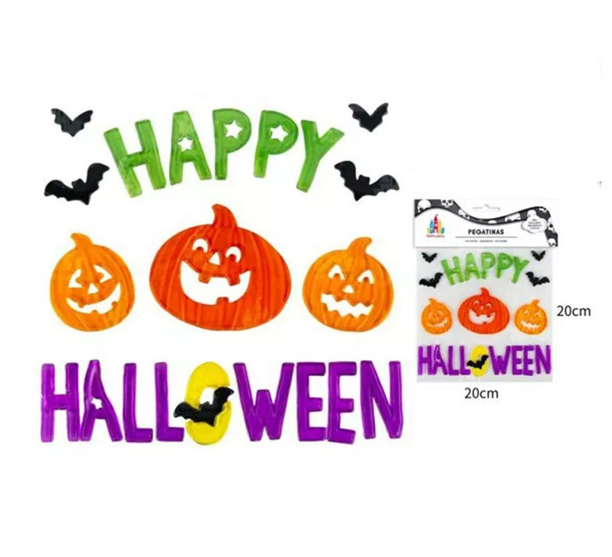 Translation missing: it.Pegatina Gel Calabaza Happy Halloween