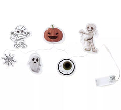 Adesivo in gel LED con statuine di Halloween