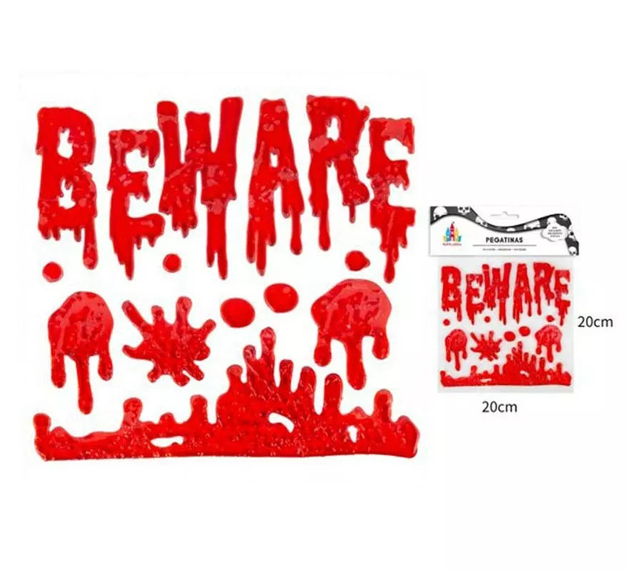 Translation missing: it.Pegatina Gel Sangre Beware
