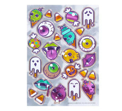 Adesivo Halloween Cartoni Animati 13,8x20,3 cm