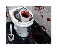 Adesivo Killer Shark per coperchio WC 30x40 cm