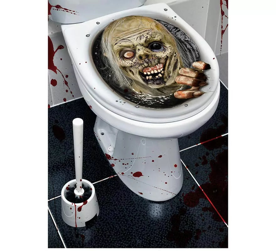 Translation missing: es.Pegatina Zombie para tapa de inodoro de 30x40 cm