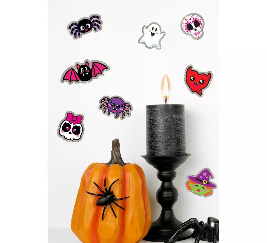 Translation missing: es.Pegatinas Surtidas Halloween Holográficas