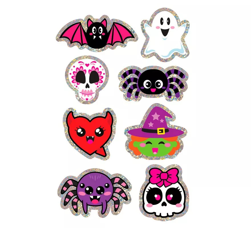 Translation missing: es.Pegatinas Surtidas Halloween Holográficas