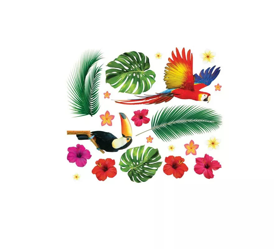 Translation missing: it.Pegatinas Tropical para pared de 70x80 cm