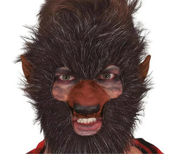 Capelli per il volto dell'uomo lupo