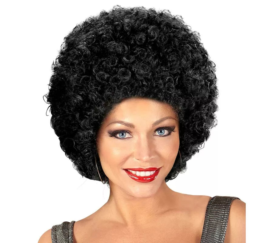 Translation missing: it.Peluca Afro clásica negra adulto