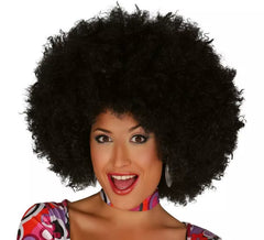 Parrucca afro extra large nera