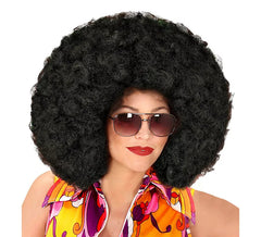 Parrucca afro gigante in vari colori in scatola