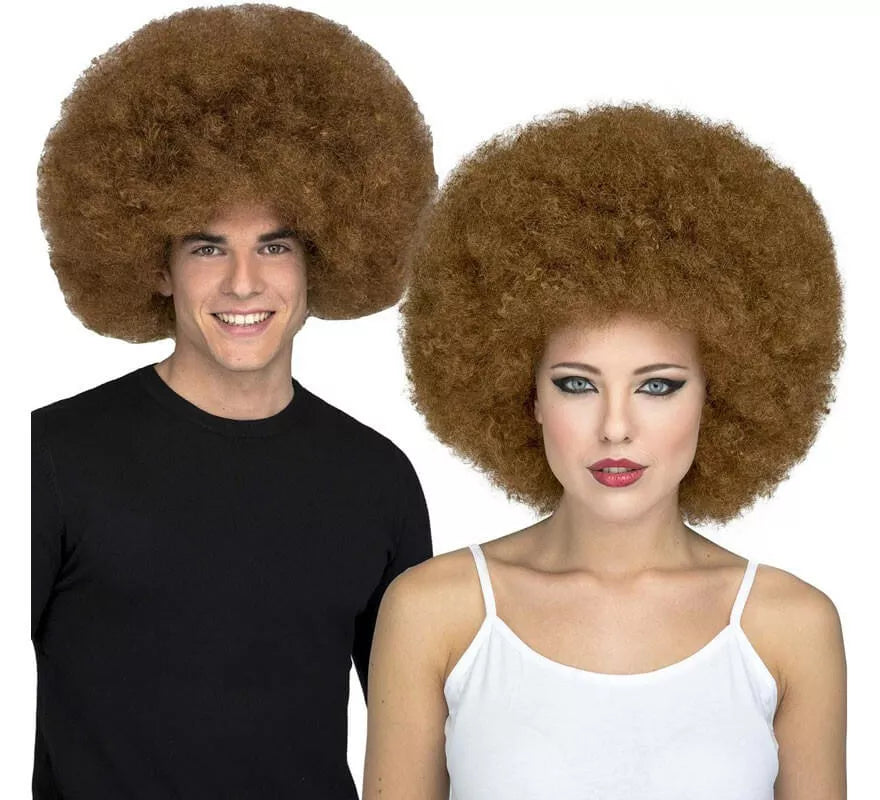 Translation missing: it.Peluca Afro Marrón Extra grande