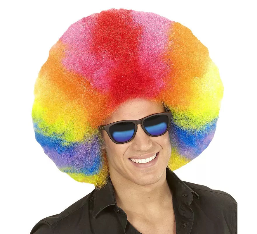 Translation missing: es.Peluca Afro Sobredimensionada multicolor de alta calidad